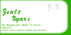zsolt nyari business card